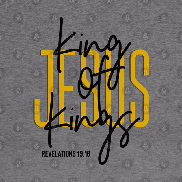 Jesus King Of Kings Faith Based Quote by GraceFieldPrints